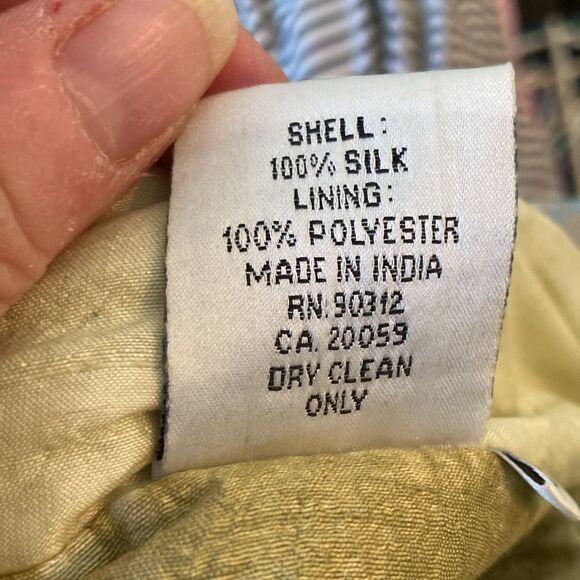 Parsley & Sage silk boho avant garde charming mixed media lined jacket VTG - Picture 10 of 10